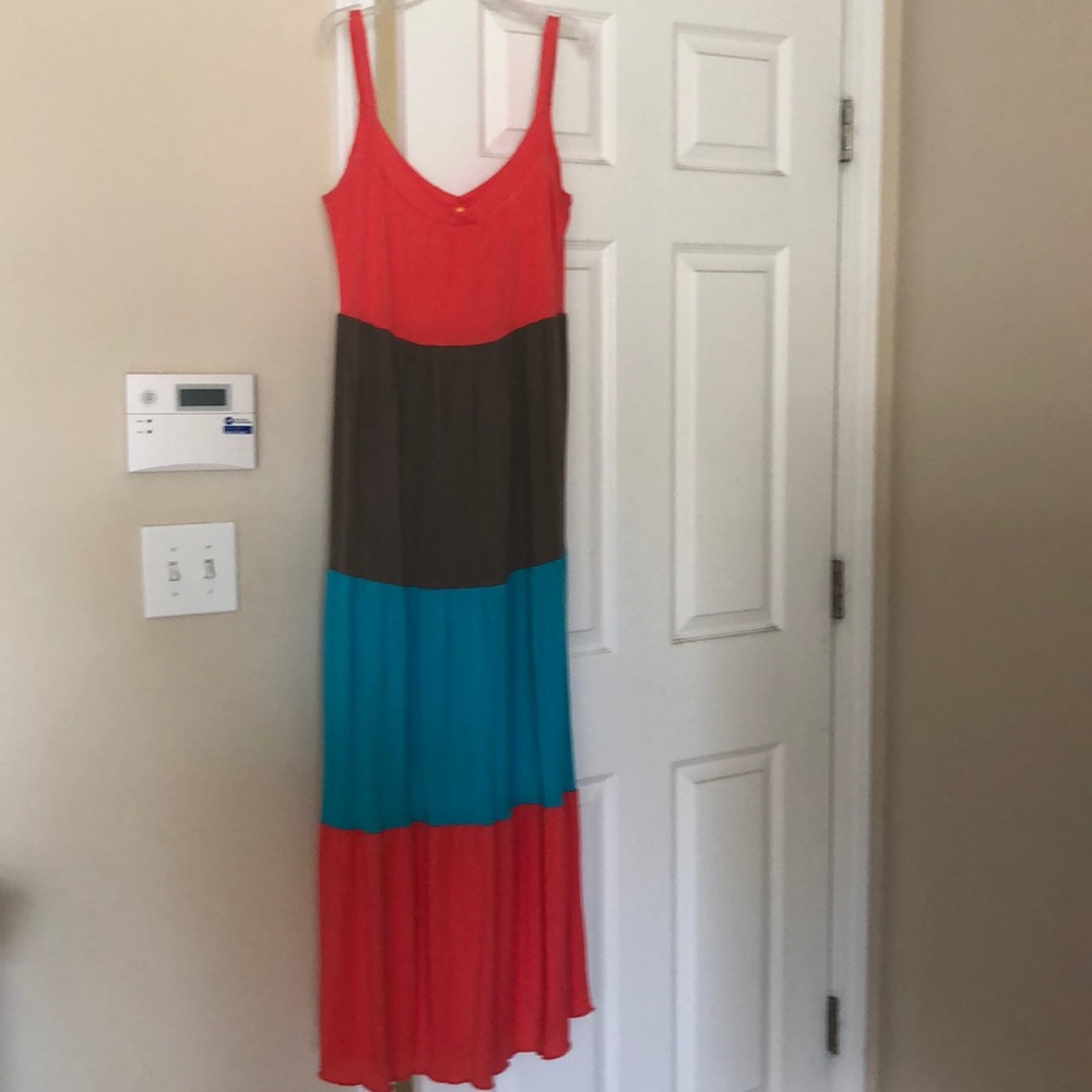 ⭐️Color block Maxi dress